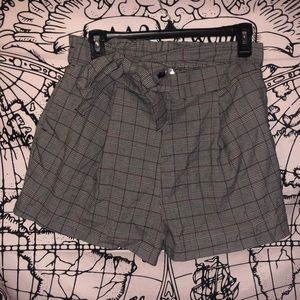 Plaid H&M shorts
